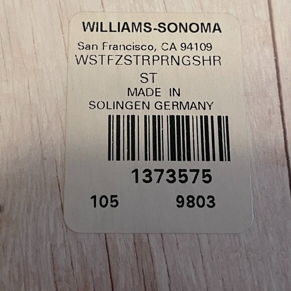 Wusthof Cutlery, Utility Knife and Kitchen Shears / Williams Sonoma Spatula - Picture 7 of 9